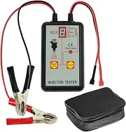 Automotive Fuel Injector Tester, 12V 4 Pulse Modes Handheld Car Vehicle Fuel Pressure System Diagnostic Scan Testing Tool Gauge, Individual Test Stuck/Leaking Problem