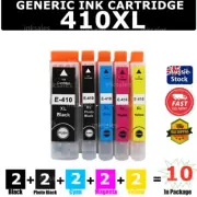 10x 410XL 410 Generic Ink Cartridge For Epson XP-530 XP-540 XP-630 XP-640 XP-900