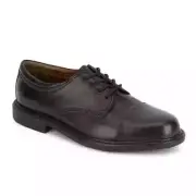 Dockers Gordon 90-2214 Oxford Mens 7.5 Black Leather Cap Toe Dress Shoes KHD1638