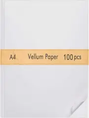 100 Sheets Vellum Paper 8.5 X 11 Inches Translucent Tracing Paper Clear