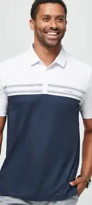 NWT Travis Mathew Pali Lifestyle Performance Polo Shirt Mens Medium