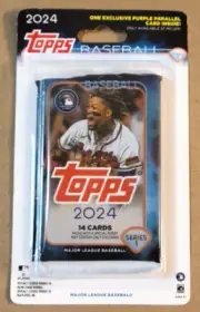2024 Topps Series 1 Meijer Blister Pack SHOWING Elly De La Cruz RC #141 PURPLE