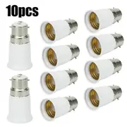 10pcs Bc B22 To Es E27 Adaptor Bayonet Cap Edison Screw Light Bulb Converter-ZY