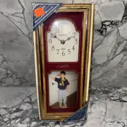 Ingraham Wooden Personal Photo Wall quartz Clock Vintage USA. NEW