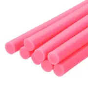 8 Pcs Mini Hot Glue Sticks, 0.28" Dia x 7.87" Long EVA Sticks, Pink