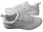 Vans Men's Zahba Leather Double White Striped Skate Shoes Size 10 NIB