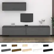 3x Solid Wood Pine TV Cabinets TV Stand Unit Furniture Multi Colours vidaXL
