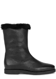 Totême The Off-Duty Leather Ankle Boots - Black - 40 (IT40 / UK7) 40 (IT40 / UK7)