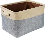 Dogs Toy Basket Collapsible Pet Toy Storage Box Dogs Bin for Organizing Clothes Toys Greydogs basket