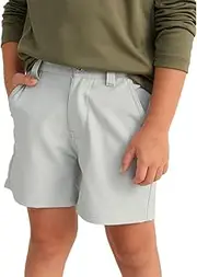 [HUK] Boy's Pursuit 6", Quick-Dry Fishing Shorts for Kids