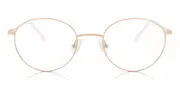Oval Full Rim Titanium Men's Glasses Online Rose-Gold Size 49 - Lenses Included - Private Health Rebate - Blue Light Block - SmartBuy Collection