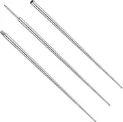 [Milacolato] G23 Titanium Piercing Taper Insertion Pins 16G Taper Piercing Kits for Ear/Nose/Navel/Nipple/Lip/Eyebrow/Tongue/Tragus Helix Stretcher Body Piercing Stretching Kit Assistant Tools, Titanium