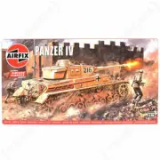 Airfix 1/76 German Panzer IV Tank - Model Kit Military Vehicle WW2 Army Vintage