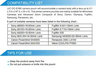 2 熱賣 JJC OC-S1微單眼 軟包 相機包 防撞包 好攜帶 舒適 Panasonic DMC-LX100