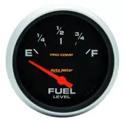 Auto Meter 5417 2-5/8" Fuel Level Gauge 240-33 Ohms Air-Core SSE Pro-Comp