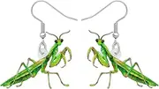 [DALANE] Acrylic Funny Praying Mantis Earrings Dangle Drop Jewelry for Women Girls Kids Novelty Gifts Decor Charms Party Favors