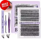 Lash Extension Kit 280 Pcs 30D and 40D DIY Lash Clusters Kit with Remover