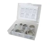 AEROFLOW ALLOY CRUSH WASHER METRIC KIT SIZES INCLUDE M6 TO M24 AF171-KIT