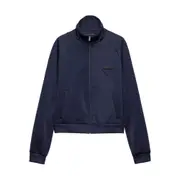 [Prada] Prada Zip-up Sweatshirt M BLUE