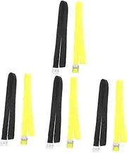SUPVOX 4sets Multi-Purpose Ratchet Tie Down Straps Strong Straps Buckle for Car Secure Cargo 2pcs*4