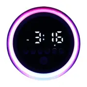 P12 Digital Alarm Clock Portable Bluetooth Speaker Dimmable LED Light FM Radio