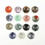 Natural Quartz Crystal Worry Stone Stress Relief Thumb Pocket Gemstone Healing