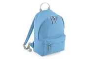 BagBase Mini Fashion Backpack (Sky Blue/Light Grey) (One Size)