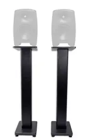 (2) Rockville 36” Studio Monitor Speaker Stands For Genelec M030AM Monitors