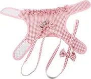 Totority Adjustable Vest Dog Leash for Medium and Small Dogs Cat Harness Soft Mesh for Training and Walking