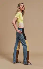 [Christopher Esber] Delphin Lace Rib Tee