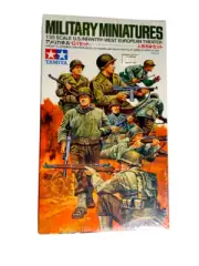 Original Tamiya 35048 U.S. Infantry - West European Theater 1/35 Model Kit, New