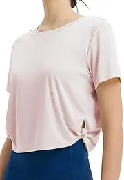 [baleaf] Women's Gym Tops Sports Running T-Shirts Yoga Workout Quick Dry