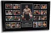 MIKE TYSON SIGNED PHOTO LIMITED EDITION FRAMED MEMORABILIA