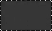 VICLLAX 90% Shade Fabric Sun Shade Cloth Privacy Screen with Grommets for Patio Garden Pergola Cover Canopy Carport 12x20 FT, Graphite