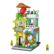 Loz LOZ Mini Blocks - Flower Shop Building Bricks Set 20 x 17 x 5 cm