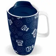 Geelong Cats AFL Ceramic Travel Coffee Mug Cup With Handle
