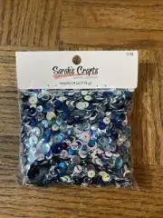 Sarah’s Crafts Christmas Sequins Blue