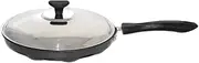 12 Dimple Non Stick Poffertjes Mini Dutch Pancake Cake Pan with Handles & SS Lid