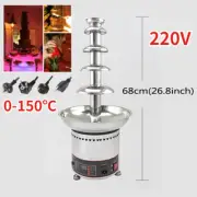 Wedding Birthday Heating Chocolate Fountain Machine 5Tiers Party Festival Fondue