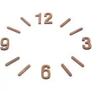 1 Set of Wall Clock DIY Numerals Clock Numerals Kit Replacement Clock Numerals