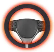12v Heated Steering Wheel Cover Tangle Free Design Car Heating Hand Warmer 15in Kit