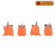 Anime DJ Dog Devil Pochita Denji Cute 4Pcs PVC Action Figure Statue Toy Gift