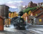 Mountain Express Jigsaw Puzzle, 1000 Pieces, by Springbok, Free Shipping