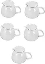 Cabilock 5pcs Espresso Machine Pot Coffee Wire Spout Glass Pitcher for Teapot Server Hand Pour Design