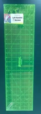 Matilda's Own Imperial Left Handed Ruler TRACKED patchwork quilting 24" x 6.5"