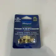 Shakespeare Gold PL-259-CP-G Solderless Centerpin Connector RG-8X/RG-58/AU Coax