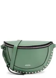Isabel Marant Skano Leather Shoulder bag - Sage One Size