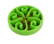 Dog Slow Down Eating Food Bowl Interactive Anti-gulping Bloat Stop Pet Feeder