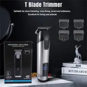 Professional Cordless Trimmer Hair Clippers Cutting Beard Barber Shaving Machine