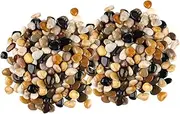 BESPORTBLE Aquarium Decorative Pebbles Natural Stone Gravel Landscape Rocks 2 Bags for Fish Tank